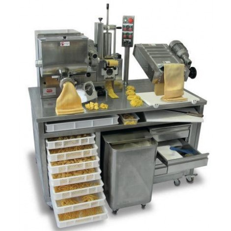 Pastation, macchina combinata per produzione pasta fresca per ristoranti