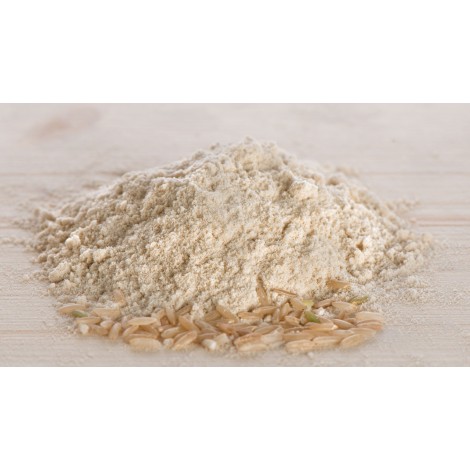 Rice flour and grains