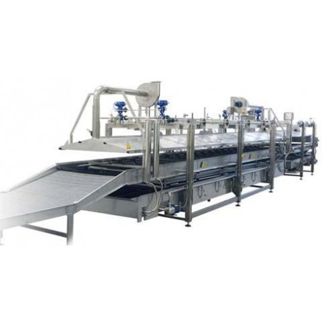POLYVALENT LINE FOR PRE-COOKING AND PASTEURIZING